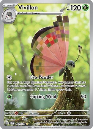Vivillon 193/191 [SV08 Surging Sparks]  - Holofoil