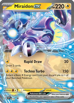 Miraidon ex 143 [SV Scarlet & Violet Promo Cards]  - Holofoil