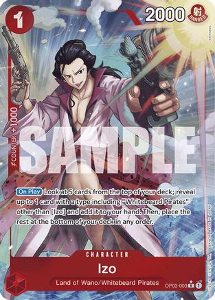 Izo (OP03-003) (Full Art) (OP03-003)  [Premium Booster -The Best-] Foil