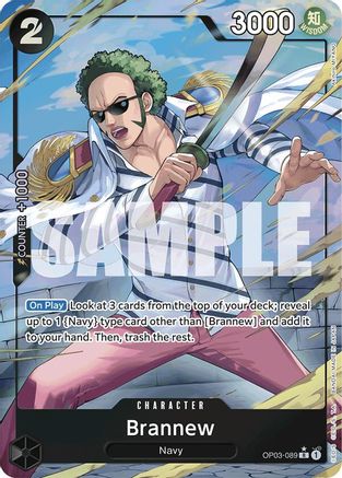 Brannew (Alternate Art) (OP03-089)  [Premium Booster -The Best-] Foil