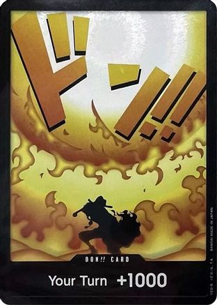 DON!! Card (Portgas.D.Ace) (Devil Fruits Collection Vol. 2)  [One Piece Promotion Cards] Foil