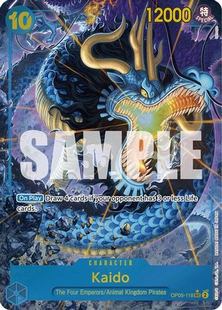 Kaido (OP05-118) (Alternate Art) (OP05-118)  [Premium Booster -The Best-] Foil