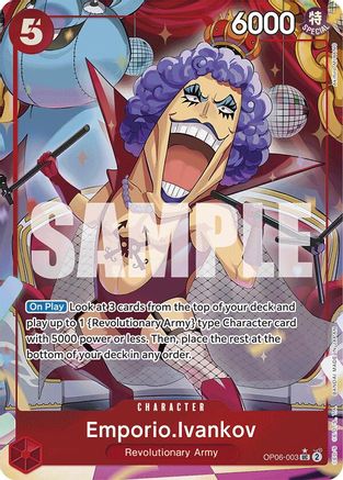 Emporio.Ivankov (Full Art) (OP06-003)  [Premium Booster -The Best-] Foil