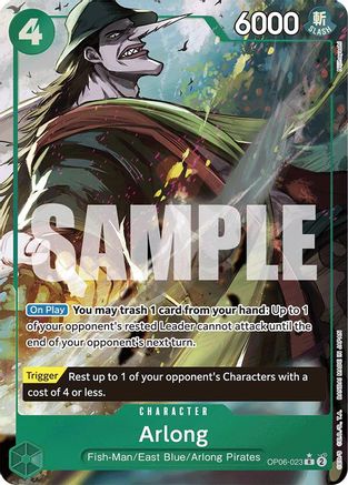 Arlong (Full Art) (OP06-023)  [Premium Booster -The Best-] Foil