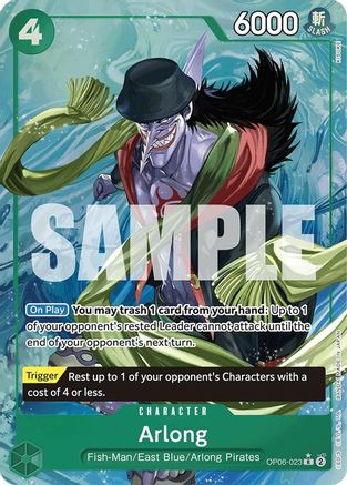 Arlong (Alternate Art) (OP06-023)  [Premium Booster -The Best-] Foil