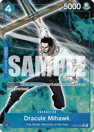 Dracule Mihawk (ST03-005) (Full Art) (ST03-005)  [Premium Booster -The Best-] Foil