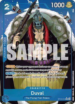 Duval (Full Art) (ST12-014)  [Premium Booster -The Best-] Foil