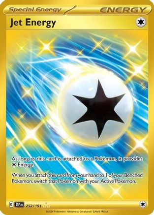 Jet Energy 252/191 [SV08 Surging Sparks]  - Holofoil