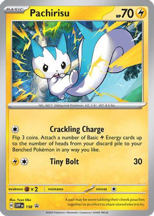 Pachirisu 158 [SV Scarlet & Violet Promo Cards]  - Holofoil