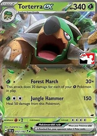 Torterra ex 012/162 [Prize Pack Series Cards]  - Holofoil