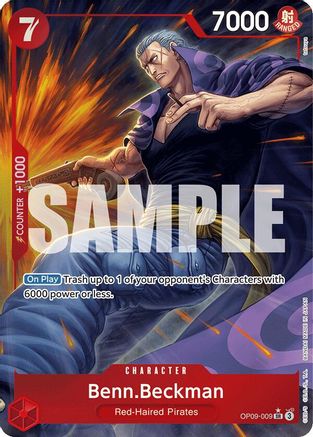 Benn.Beckman (Parallel) (OP09-009)  [Emperors in the New World] Foil