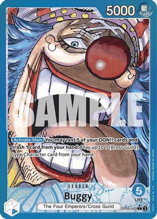 Buggy (042) (Parallel) (OP09-042)  [Emperors in the New World] Foil