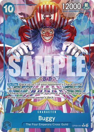 Buggy (051) (Alternate Art) (OP09-051)  [Emperors in the New World] Foil