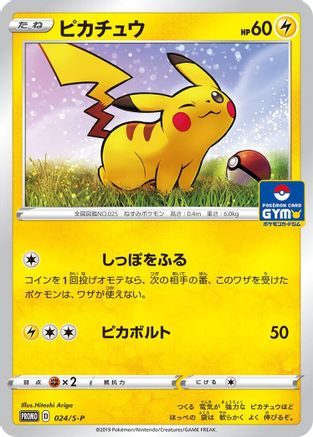 Pikachu - 024/S-P (024/S-P) [JP SP Sword  Shield Promos]