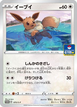 Eevee - 075/S-P (075/S-P) [JP SP Sword  Shield Promos]