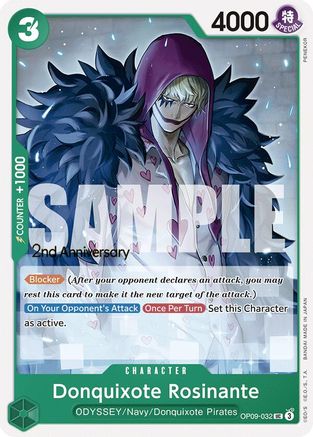Donquixote Rosinante (032) (OP09-032)  [Emperors in the New World: 2nd Anniversary Tournament Cards]