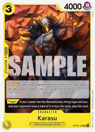 Karasu (OP09-100)  [Emperors in the New World: 2nd Anniversary Tournament Cards]