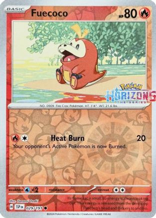 Fuecoco 029/191 [Miscellaneous Cards & Products]  - Reverse Holofoil