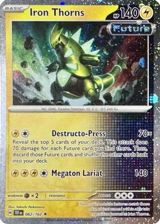 Iron Thorns 062/162 [Miscellaneous Cards & Products]  - Holofoil