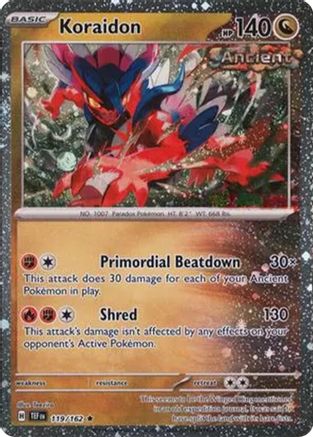 Koraidon 119/162 [Miscellaneous Cards & Products]  - Holofoil