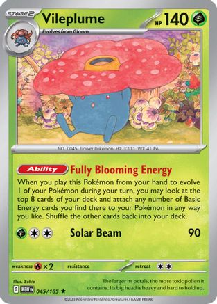Vileplume 045/165 [Deck Exclusives]