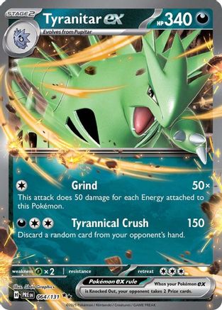 Tyranitar ex 064/131 [SV Prismatic Evolutions]  - Holofoil