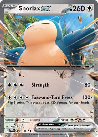 Snorlax ex 076/131 [SV Prismatic Evolutions]  - Holofoil