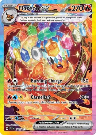 Flareon ex 146/131 [SV Prismatic Evolutions]  - Holofoil