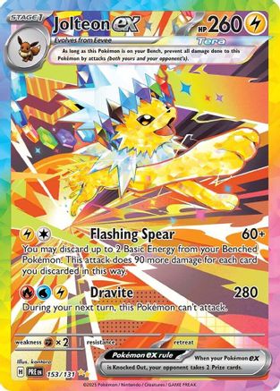 Jolteon ex 153/131 [SV Prismatic Evolutions]  - Holofoil