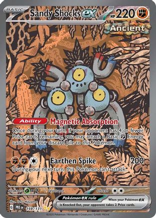 Sandy Shocks ex 159/131 [SV Prismatic Evolutions]  - Holofoil