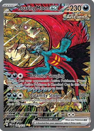 Roaring Moon ex 162/131 [SV Prismatic Evolutions]  - Holofoil