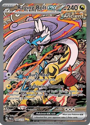Raging Bolt ex 166/131 [SV Prismatic Evolutions]  - Holofoil