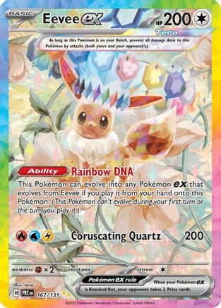Eevee ex 167/131 [SV Prismatic Evolutions]  - Holofoil