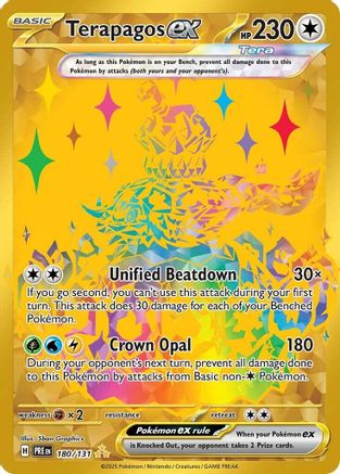 Terapagos ex 180/131 [SV Prismatic Evolutions]  - Holofoil