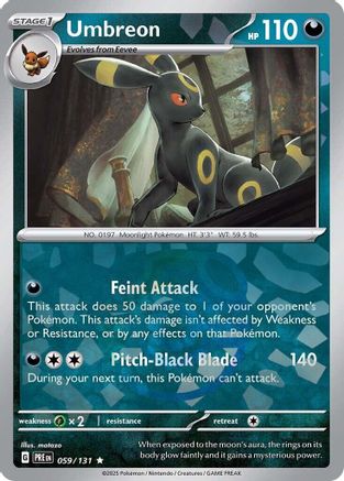 Umbreon (Master Ball Pattern) 059/131 [SV Prismatic Evolutions]  - Holofoil