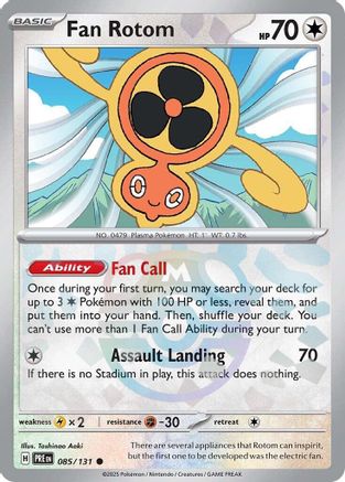 Fan Rotom (Master Ball Pattern) 085/131 [SV Prismatic Evolutions]  - Holofoil