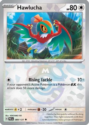 Hawlucha (Master Ball Pattern) 089/131 [SV Prismatic Evolutions]  - Holofoil