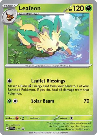 Leafeon 170 [SV Scarlet & Violet Promo Cards]  - Holofoil