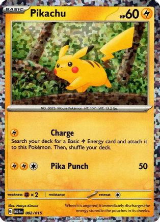 Pikachu 002/015 [McDonalds Promos 2024]  - Holofoil