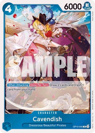 Cavendish (045) (OP10-045)  [Royal Blood] Foil