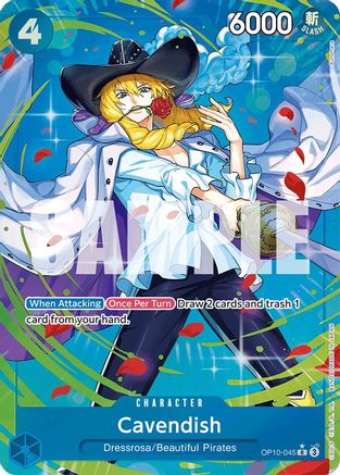 Cavendish (045) (Parallel) (OP10-045)  [Royal Blood] Foil