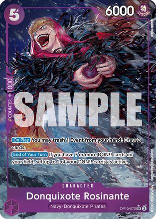 Donquixote Rosinante (Parallel) (OP10-072)  [Royal Blood] Foil