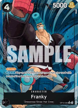 Franky (090) (Parallel) (OP10-090)  [Royal Blood] Foil