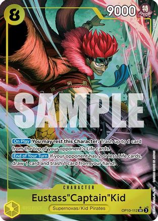 Eustass"Captain"Kid (112) (Parallel) (OP10-112)  [Royal Blood] Foil