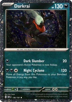 Darkrai (Cosmos Holo) 136 [Miscellaneous Cards & Products]  - Holofoil