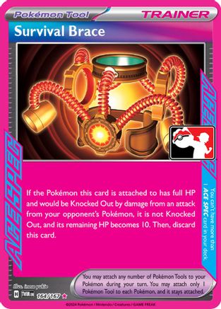 Survival Brace 164 [Prize Pack Series Cards]  - Holofoil