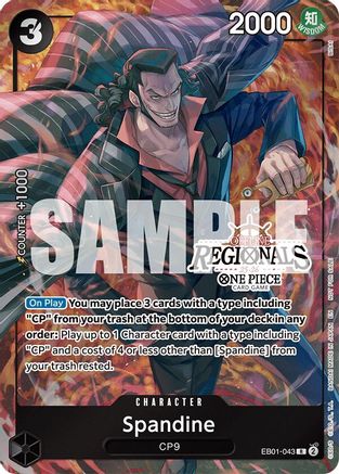Spandine (Offline Regional Participation Pack 2025 Vol.1) (EB01-043) - One Piece Promotion Cards