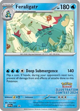 Feraligatr 213 [SV Scarlet & Violet Promo Cards]