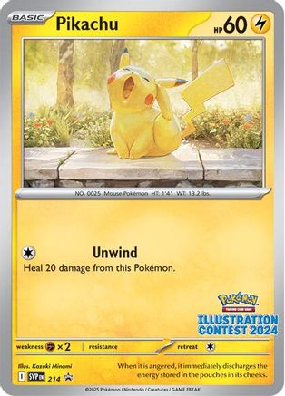 Pikachu 214 [SV Scarlet & Violet Promo Cards]