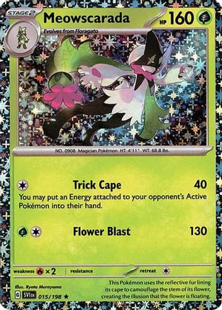 Meowscarada 015/198 [Miscellaneous Cards & Products]  - Holofoil